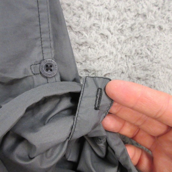 VTG Nike ACG Womens Capri‎ Convertible Nylon Pants size S Windbreaker Y2K Raver - Picture 2 of 10